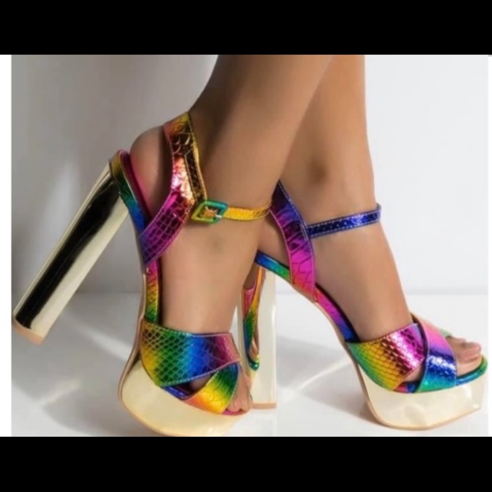 Rainbow Heels